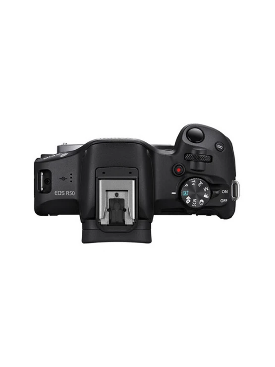 ფოტოაპარატი: Canon EOS R50 RFS 18-45mm Black - 5811C033AA