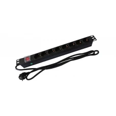 ელექტროენერგიის გამანაწილებელი: Le Horizontal PDU 8xEU Sockets and EU Plug