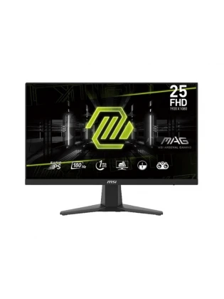 მონიტორი: MSI MAG 256F 24.5" FHD IPS 180Hz 1ms 2xHDMI DP - 9S6-3BC11H-020