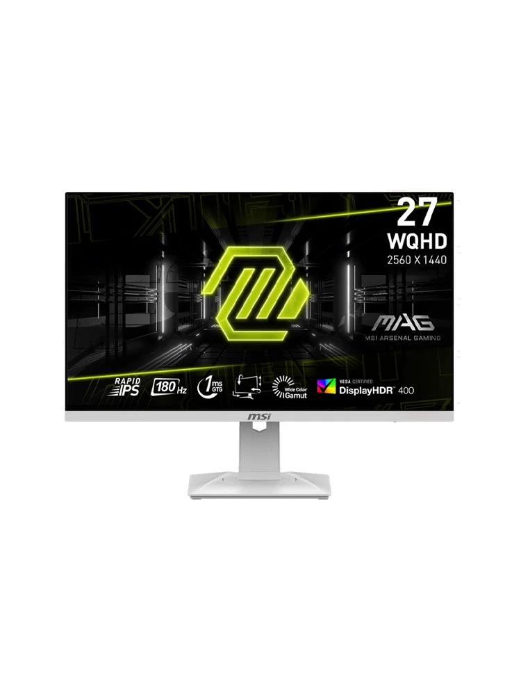 მონიტორი: MSI MAG 274QRFW 27" WQHD 180Hz 1ms 2xHDMI DP USB - 9S6-3CC29H-277