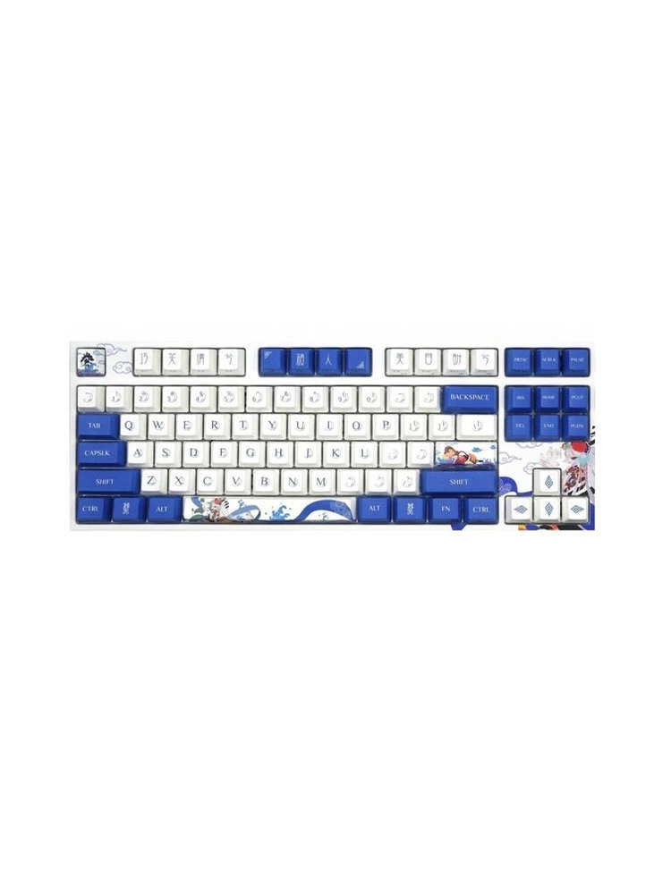 კლავიატურა: Varmilo VEA87 Lovebirds-I Cherry Mx Red Multicolor - A23A002A3A0A01A003