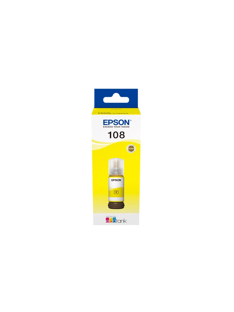 მელანი: Epson 108/L8050 EcoTank Yellow ink bottle 70ml Original - C13T09C44A