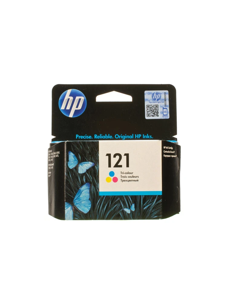 მელანი: HP 121 Tri-color Original Ink Cartridge - CC643HE