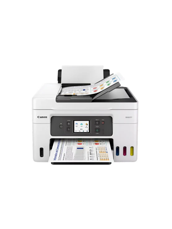 პრინტერი: Canon Maxify GX4040 A4 4-In-1 Multifunction Colour Printer White - 5779C009AA