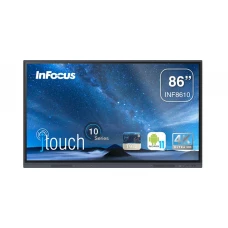ინტერაქტიული ეკრანი: InFocus INF8610 86" 4K UHD Android 11 4GB 32GB Smart Board Black