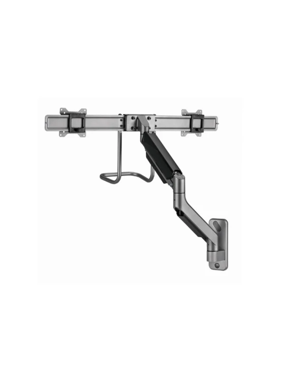 მონიტორის საკიდი: Gembird MA-WA2-02 Adjustable wall 2-display mounting arm 17”-32” 
