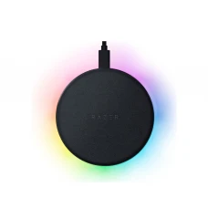 დამტენი: Razer Charging Pad Chroma 10W Fast WL Charger RGB Black - RC21-01600100-R371