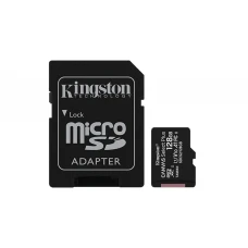ფლეშ მეხსიერება: Kingston MicroSDXC Card 128GB UHS-I with Adapter - SDCS2/128GB