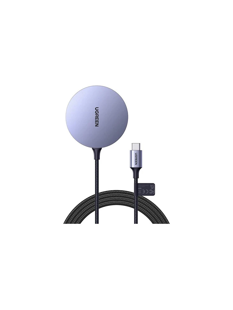 დამტენი: Ugreen CD245 15W Magnetic Wireless Charger Gray - 30233