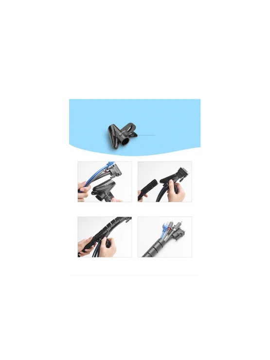 სადენების ორგანაიზერი: UGREEN LP121 30820 Cable Organizer 5m Black