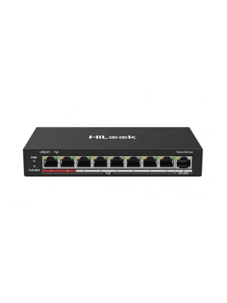 სვიჩი: HiLook NS-0109P-60 9-Port PoE Unmanaged Switch