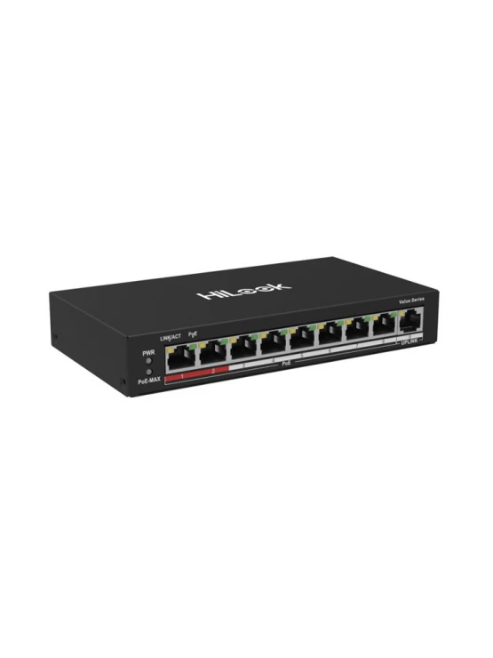 სვიჩი: HiLook NS-0109P-60 9-Port PoE Unmanaged Switch