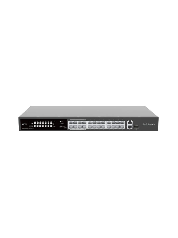 სვიჩი: Uniview NSW2020-24T1GT1GC-LPOE-IN 26-Port PoE Unmanaged Switch