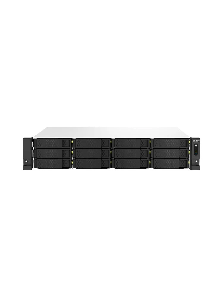 NAS სერვერი: Qnap TS-1264U-RP-8G 12-Bay High-Speed Rackmount NAS