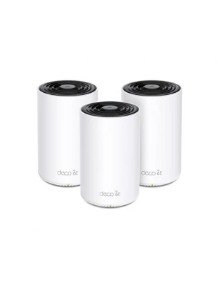 როუტერი: TP-link Deco XE75 Pro 3-pack AXE5400 Whole Home Mesh Wi-Fi 6E System White